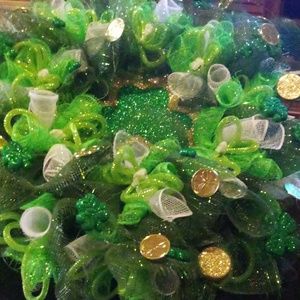 St Patrick's Day wreath